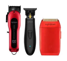 Supreme Trimmer 688201436509 3-in-1 Barber Bundle Pro Clipper Dlc T-shaper Tr... Fast Ship