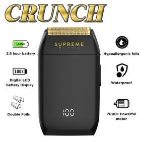 Stf602 Supreme Trimmer Crunch Foil Shaver - Factory Recertified Black #2