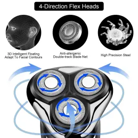 Surker 645312946693 Electric Shaver Razor Cordless Beard Trimmer For Men Nose Hair 3 In 1 #3