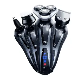 Surker 645312946693 Electric Shaver Razor Cordless Beard Trimmer For Men Nose Hair 3 In 1