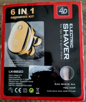 Lk-8820 Suttik 6 In 1 Grooming Kit Electric Shaver Men Wet And Dry New #2