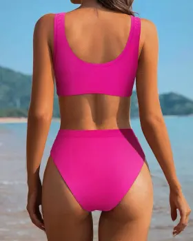 Hb3913 Suuksess Women Cutout Bikini Sets Push Up High Waisted 4-6 00 Hot Pink #2 Hb3913 Suuksess Women Cutout Bikini Sets Push Up High Waisted 4-6 00 Hot Pink #2