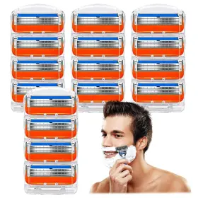 Sympeeps 762949443156 Razor Blade Shaving Refills For Fusion 5 16 Count Mens