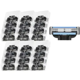 T.chilyn 747474185979 24 Pcs Razor Blade Refills For Men Compatible With Ma-ch 3 Blades Refil