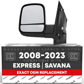 T1a-20838065 T1a Driver Side Mirror Compatible With 2008-2015 Black