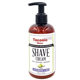 Taconic Shave 781761544230 Natural Shaving Cream Lavender Lime - Ultra-rich High
