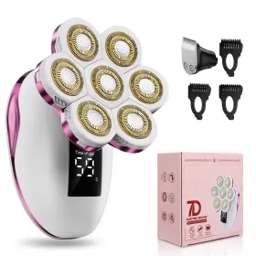 Tayayo 745431408611 Electric Razors For Women 7d Rechargeable Wet/dry Rotary Shaver Facial Hair