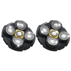 Zh-m9w9-uszy Tgsbhio Shaver Replacement Heads Compatible With Microtouch Titanium Head For