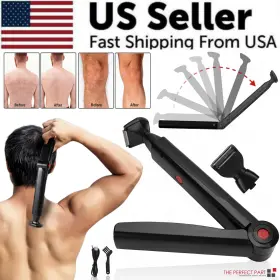 The Perfect Part 602835164270 Long Handle Electric Back Shaver For Men Body Hair Removal Razor Usb Recharge Us