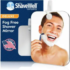 Cco-004 The Shave Well Company Deluxe Anti-fog Shaving Mirror Fogless 6.8 Inch L X 5.4 W Silver