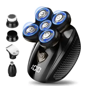 Tiklean 791276942407 Bald Head Shaver Razor Shavers For Men 5-in-1 And Face Groomi