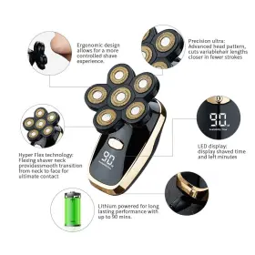 Tiklean 791276942421 6d Head Shavers For Bald Men Razor 5-in-1 Grooming Kit Wet Dry M #2