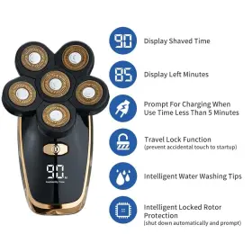 Tiklean 791276942421 6d Head Shavers For Bald Men Razor 5-in-1 Grooming Kit Wet Dry M #3
