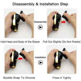 Tiklean-tk08-862 Tiklean 5 Blades Head Shavers For Bald Men Replacement Heads Electric Shaver Replacem #3