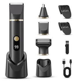 TIOVARA ST01 Beard Trimmer Men Waterproof Body Hair Electric