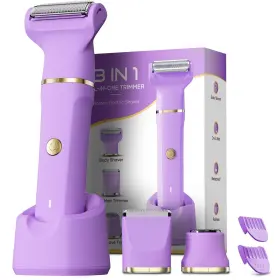 Ti-01 Tiovara Bikini Trimmer For Women 3 In 1 Electric Razors Ipx7 Waterproof W