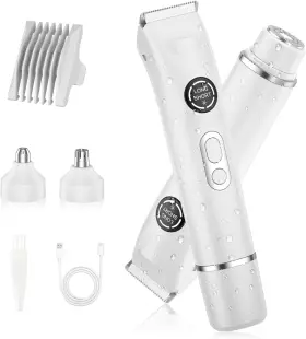 B0fm3q6c48 Tjjfmm 4-in-1 Bikini Trimmer For Women Dual Head Electric Razors Shaver Painless Bik