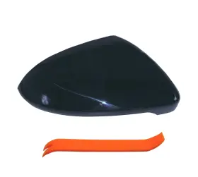 B0332-vwgolf7-mirrorcover Tkpufr Right Passenger Side Mirror Cover Cap Compatible