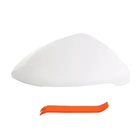 B0333-vwgolf7-mirrorcover Tkpufr Left Driver Side Mirror Cover Cap Compatible White
