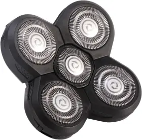 22358424 Tlpcrki Electric Shavers Replacement Heads For Men 5 Razor Head Replaceable Black