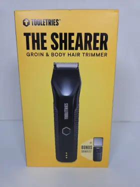 T0159-1 Tooletries The Shearer Groin And Body Hair Trimmer Waterproof Grooming Kit New