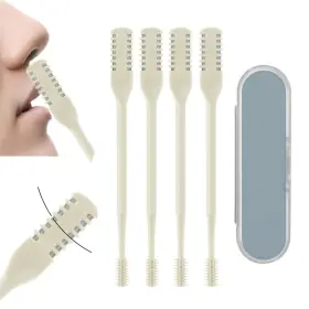 Topaliving 798386938375 Upgraded 2-in-1 Manual Nose Trimmer Double Sided Nostril Hair Remover Tool 3