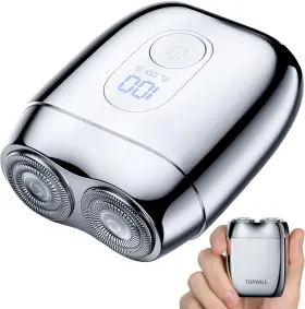 Topwill 744759049940 All-metal Mini Electric Shaver For Travel Men Smooth And Close Shave Portable Us