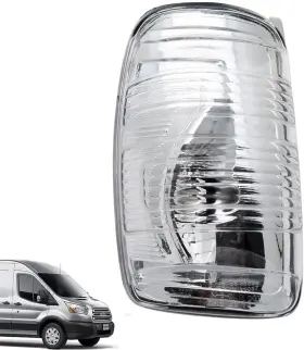 H841353amy Totmox Wing Mirror Side Indicator Lamp Lens Cover Fit Left Driver White
