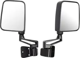 30005 Tqc-bakalar Passenger Driver Side View Mirror Black Pair Replacement
