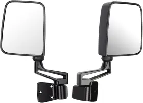 Tqc30005baka Tqc-bakalar Passenger Driver Side View Mirror Black Pair Replacement