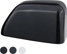 09048 Tqponly Black Paintable Tow Mirror Cover Cap For 2017-2024 F250 F350 F450 F550