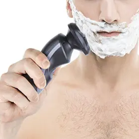 72-1016 Trademark Global Bluestone Mens 3d Rotary Rechargeable Cordless Shaver #3
