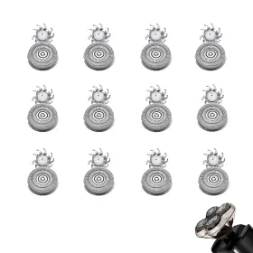 Trah 763657948537 12pcs Shaver Replacement Blades Heads For Pitbull Platinum