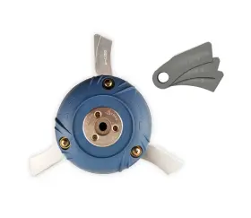 Ati-17b Tri-clone Trimmer Head With Replacement Blades Bundle - Metal Blade Weed Wack... Fast Ship