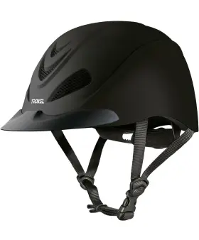 04-231s Troxel Liberty Ultralight Horse Riding Helmet Adjustable Design Size Large Black