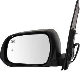 87940-08113-c0 Trq Left Mirror With Heat Manual Folding Blind Spot 16x16x9 Inches