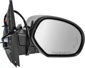 Gm1321500 Trq Mirror Power Folding Heated 11 Dot Led Turn Signal Passenger Side Black