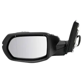 Mar08769 Trq Left Mirror With Heat Housing Turn Signal Drivers Side Compatible Wi