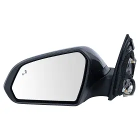 Mra07969 Trq Left Mirror Without Heat Drivers Side Compatible With 2018-2019 Hyundai S