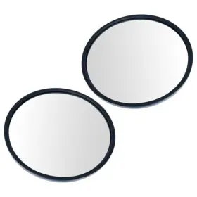 Mra09059 Trq 8.5 Inch Round Convex Mirror Pair Stainless Steel Center Stud With Mounting Bracket