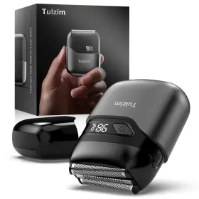 Tulzim005 Tulzim 645707336627 Electric Foil Shavers For Men Upgraded Mini Razor With Led Display C