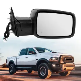 68231241ad Tuyicn Passenger Side Mirror Compatible With 2013-2018 Dodge Ram 1500/2500 Black 68231241ad Tuyicn Passenger Side Mirror Compatible With 2013-2018 Dodge Ram 1500/2500 Black
