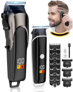 Tylasom 976724230341 Clippers And Trimmers Set Cordless Hair For Men Women Children
