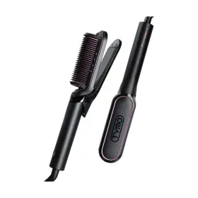 Hc106 Tymo Flat Iron Hair Straightener Brush 2 In 1 200m Ions Straighteners F