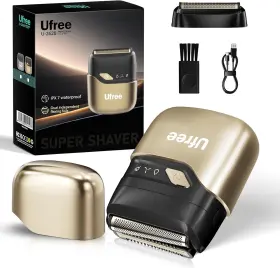 Amu-2628-q321 Ufree Electric Razor For Men Foil Shaver With 2 Heads Ipx7 Waterproof El