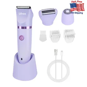 B0chmk175v Ufree Bikini Trimmer Electric Razors For Women Rechargeable Pubic Body Hair Tri