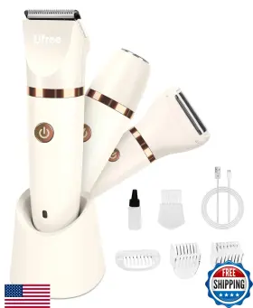 B0dz2g8cwj Ufree Bikini Trimmer Electric Razor For Women Rechargeable Pubic Hair 3-in-1