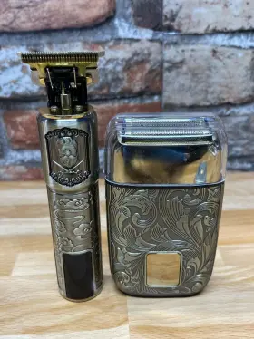 U-1886 Ufree Hair Trimmer And Shaver Electric Cordless Beard Gold Design