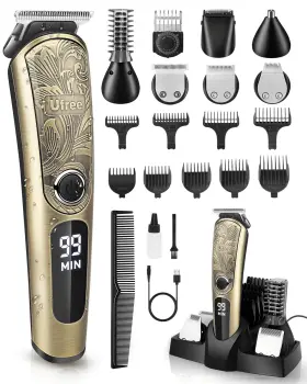 U-2216 Ufree Gifts For Men Beard Trimmer With Charging Stand Ipx7 Waterproof Elect