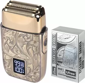 U-2618 Ufree Shaver Umodel Steampunk Metal Gold Colored Body - 3 Speeds
